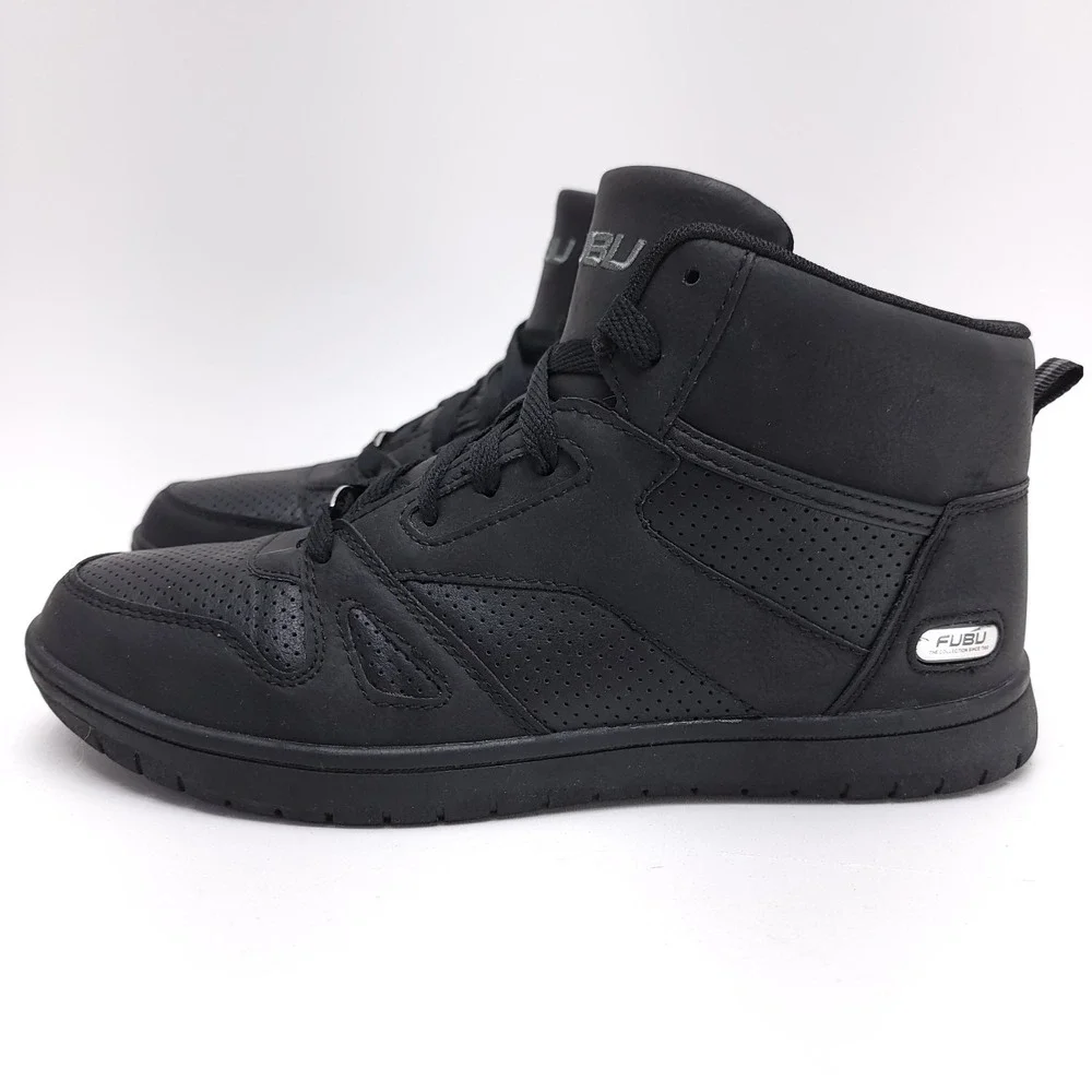 Fubu‎ Sneakers Men's 8.5  Black High Top Shoes  Athletic Casual